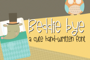 Beddie Bye: A Whimsical Handwritten Font for Modern Brands