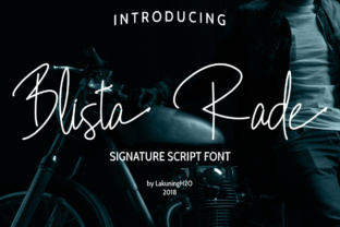 Blista Rade: A Script Font for Modern Web Design