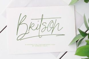 Britson: A Summery Script Font for Modern Branding