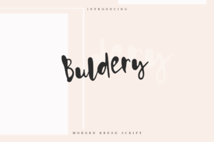 Buldery: A Charming Script Font for Editorial Design