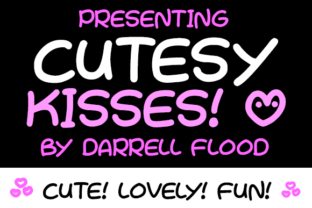 Cutesy Kisses: A Handwritten Font for Warm Editorial Design