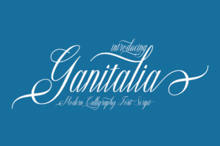 Ganitalia: A Premium Script Font for Web Design
