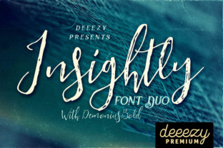 Insightly Font Duo: A Vintage Typeface for Crafters