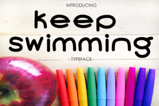 Keep Swimming Font: Bold Headlines for Web Design