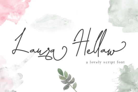 Laura Hellaw: A Modern Script Font for Web Design