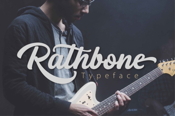 Rathbone: A Bold Script Font for Editorial Design