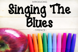 Singing the Blues: A Bold Handwritten Font