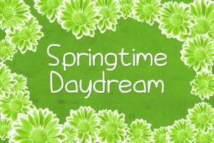 Springtime Daydream: A Handwritten Font for Editorial Warmth