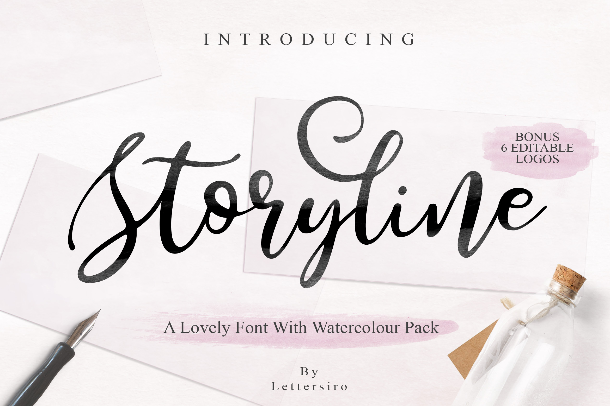 Storyline Font Review: A Romantic Script for Branding