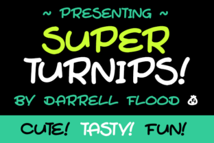 Super Turnips Font Review for Web Designers