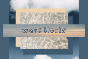 Wave Blocks: A Playful Handwritten Font for Branding