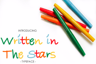 Written in the Stars: A Charming Handwritten Font