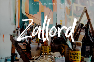 Zallord Font: Bold Script for Makers